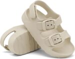 ChayChax Toddler Boys Girls Double Buckle Sandals Children’s Adjustable Back