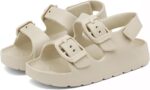 ChayChax Toddler Boys Girls Double Buckle Sandals Children’s Adjustable Back