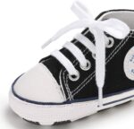 Unisex Baby Girls Boys Canvas High-top Shoes, Newborn Infant Anti-Slip