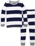 best boy baby dress kids Clothing Burt's Bees Baby Baby Boys Pajamas, 2-Piece Long Sleeve Tee and Long Pant Cotton PJ Set, Sizes for 12 Months to 12 Years  - best price boy baby dress   in best baby specials