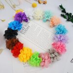 low price best quality DeD 40PCS 2″ Chiffon Flower Hair