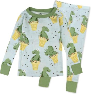 best boy baby dress kids Clothing HonestBaby 2-Piece Pajamas Sleepwear PJs 100% Organic Cotton for Infant Baby and Toddler Boy  - best price boy baby dress   in best baby specials