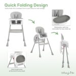 Best chair Portable 2-in-1 Tabletalk High Chair, Convertible Compact High