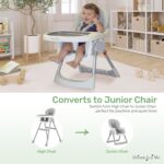 Best chair Portable 2-in-1 Tabletalk High Chair, Convertible Compact High