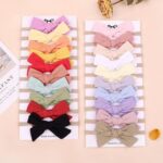 low price best quality 20pcs Baby Girls Cotton Hair Bows