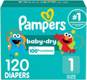 best Strollers  for baby Pampers Diapers - Baby Dry - Size 1, 120 Count, Absorbent Disposable Infant Diaper (Packaging May Vary)  - best price baby Strollers  in best baby specials