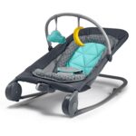 best  baby Bouncers for baby Summer Infant 2-in-1 Bouncer & Rocker Duo (Gray and Teal) Convenient and Portable Rocker and Bouncer for Babies Includes Soft Toys and Soothing Vibrations  - best price baby  Bouncers in best baby specials