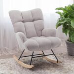 best baby Bouncers for baby Rocking Chair Nursery Teddy, Upholstered