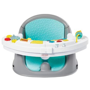 Best chair  Infantino Music & Lights 3-in-1 Discovery Seat and Booster - Convertible, Infant Activity and Feeding Seat with Electronic Piano for Sensory Exploration, for Babies and Toddlers, Teal  - best price baby   moms chair for baby in best baby specials