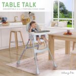 Best chair Portable 2-in-1 Tabletalk High Chair, Convertible Compact High