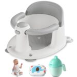 baby care Baby Bath Seat for Babies 6 Months & up, Non-Slip Toddler Bath Seat for Baby & Newborn, Sit Up Bath Seat for Baby,Grey best price baby Bathing in best baby specials