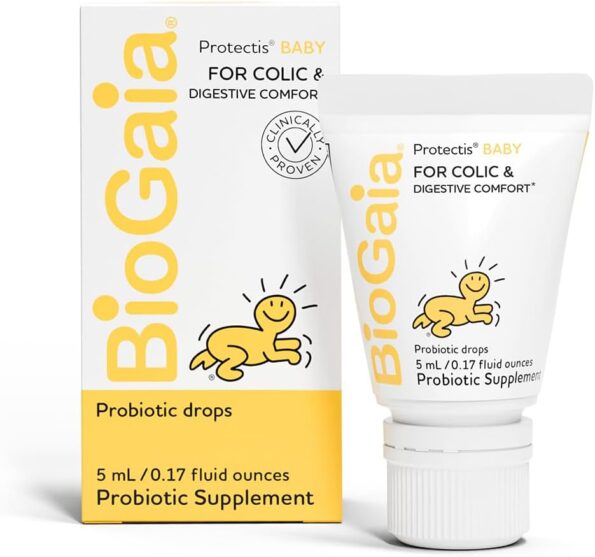baby health products very helpful  BioGaia Protectis Baby Probiotic Drops | Baby Essentials for Colic & Gas Relief | Safe for Newborns | Ease Crying, Fussing, Colic, Gas, Spit-ups & Constipation | No Dairy, Soy & Gluten | 5mL   in best baby specials