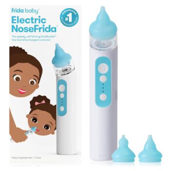 baby health products very helpful  Frida Baby Electric NoseFrida Nasal Aspirator for Baby, Nose Sucker for Baby & Toddler, Upgraded Nasal Aspirator for Congestion Relief with 3 Suction Levels, 2 Silicone Tips, USB   in best baby specials