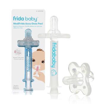 baby health products very helpful  Frida Baby Medicine Dispenser, Medi Frida Baby Medicine Syringe & Accu-Dose Pacifier for Mess & Fuss Free Use   in best baby specials