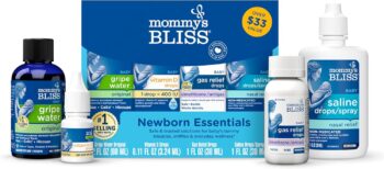 baby health products very helpful  Mommy's Bliss Newborn Essentials Gift Set, Includes Gripe Water, Baby Vitamin D/Gas Drops and Gentle Saline Drops/Spray   in best baby specials