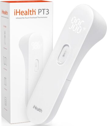 baby health products very helpful  iHealth No-Touch Forehead Thermometer, Infrared Digital Thermometer for Adults and Kids, Touchless Baby Thermometer, 3 Ultra-Sensitive Sensors, Large LED Digits, Quiet Vibration Feedback, Non Contact   in best baby specials