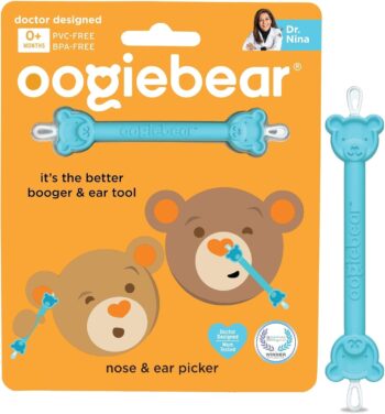 baby health products very helpful  oogiebear Baby Nose Cleaner & Ear Wax Removal Tool - Safe Booger & Earwax Removal for Newborns, Infants, Toddlers - Dual-Ended - Essential Baby Stuff   in best baby specials