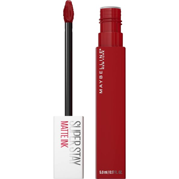 best Beauty & Personal Care products   Maybelline Super Stay Matte Ink Liquid Lipstick Makeup, Long Lasting High Impact Color, Up to 16H Wear, Exhilarator, Ruby Red, 1 Count, Packaging May Vary  - best  Beauty care  in best baby specials