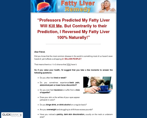 best Fatty Liver Remedy