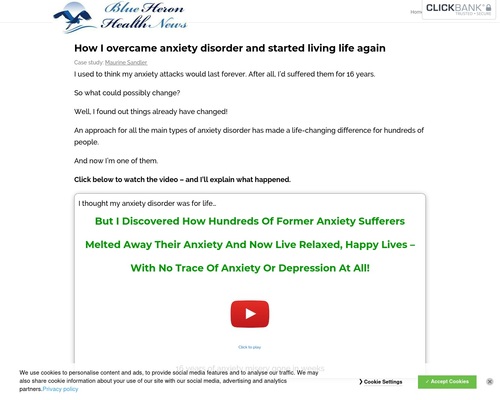 best Overthrowing Anxiety cb Blue Heron Health News