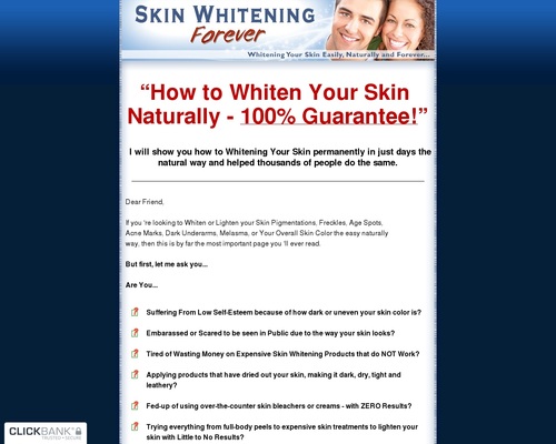 best Skin Whitening Forever Whitening Your Skin Easily Naturally