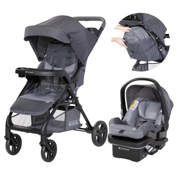 best Strollers  for baby Baby Trend Passport® Cargo Stroller Travel System with EZ-Lift™ PLUS Infant Car Seat, Grey Bamboo  - best price baby Strollers  in best baby specials