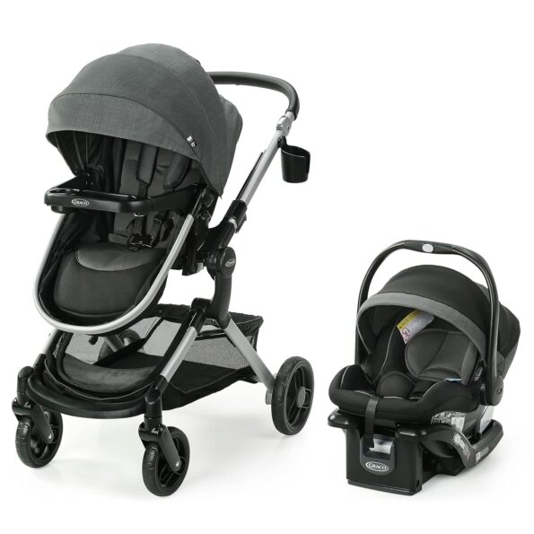 best Strollers  for baby Graco Modes Nest Travel System with Adjustable Reversible Seat, Pram Mode, Lightweight Aluminum Frame, and SnugRide 35 Lite Elite Infant Car Seat, Sullivan  - best price baby Strollers  in best baby specials