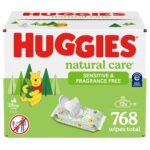 best Strollers  for baby Huggies Natural Care Sensitive Baby Wipes, Unscented, Hypoallergenic, 99% Purified Water, 12 Flip-Top Packs (768 Wipes Total), Packaging May Vary  - best price baby Strollers  in best baby specials