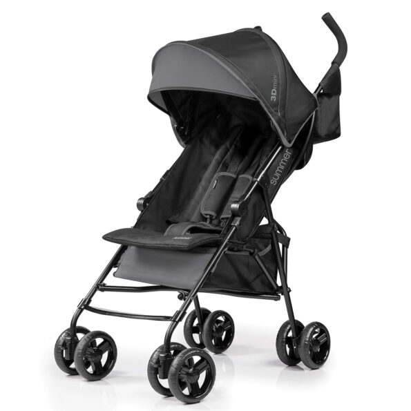 best Strollers  for baby Summer by Ingenuity 3D Mini Convenience Stroller – Lightweight Stroller with Compact Fold, Multi-Position Recline, Canopy with Pop Out Sun Visor and More – Umbrella Stroller for Travel and More, Gray  - best price baby Strollers  in best baby specials