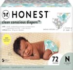 best Strollers  for baby The Honest Company Clean Conscious Diapers | Plant-Based, Sustainable | Above It All + Pandas | Club Box, Size Newborn, 72 Count  - best price baby Strollers  in best baby specials