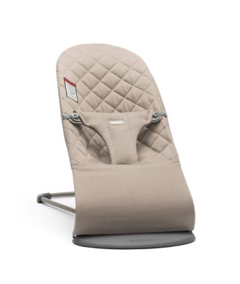 best baby Activity & Entertainment products   BabyBjörn Bouncer Bliss, Sand Gray, Woven, Classic Quilt | 2-in-1 Adjustable Baby Bouncer Seat and Toddler Chair, Newborn to Toddler (8-29 lbs), 4 Positions, Lightweight & Portable  -  baby  in best baby specials