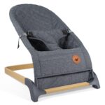 best  baby Bouncers for baby ANGELBLISS Baby Bouncer, Portable Bouncer Seat for Babies, Infants Bouncy Seat with Wood Grain Base, Natural Vibrations (Grey)  - best price baby  Bouncers in best baby specials