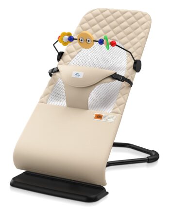 best  baby Bouncers for baby Baby Bouncer, Bouncer Seat for Babies 0-12 Months,Ergonomic Baby Seat Breathable and Comfortable Cushion with 3-Height Adjustments, Infant Rockers Portable Folding and Detachable  - best price baby  Bouncers in best baby specials