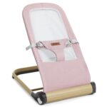 best  baby Bouncers for baby Baby Bouncer, Foldable Infant Bouncer for Babies, Portable Baby Bouncer Seat with Adjustable Height (Mesh, Pink)  - best price baby  Bouncers in best baby specials