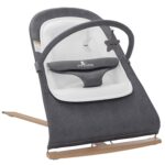 best  baby Bouncers for baby Baby Bouncer with Elegant Wood Accents, Bouncer Seat for Infants, Portable Infant Bouncer with Inner Mattress & Travel Bag  - best price baby  Bouncers in best baby specials