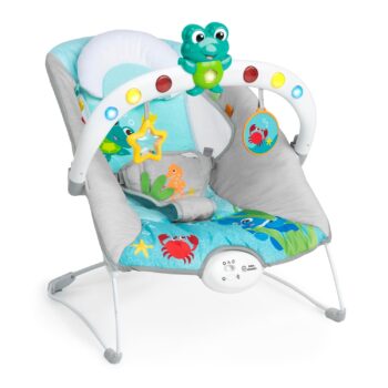 best  baby Bouncers for baby Baby Einstein Ocean Explorers Musical Bouncer Infant Seat, Kick to It Neptune, Unisex, for Ages 0-6 Months up to 20 lbs  - best price baby  Bouncers in best baby specials