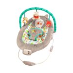 best  baby Bouncers for baby Bright Starts Disney Baby Winnie The Pooh Baby Bouncer Soothing Vibrations Deluxe Infant Seat - Faux Suede, Music, Removable -Toy Bar, 0-6 Months 6-20 lbs (Dots & Hunny Pots)  - best price baby  Bouncers in best baby specials