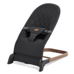 best  baby Bouncers for baby Foldable Baby Bouncer, Baby Bouncer Seat with 3 Adjustable Heights, Portable Newborn Rocker, Ergonomic Bouncer Seat for Natural Bounce, Bouncer for Babies 0-6 Months, Soft Cotton (Black)  - best price baby  Bouncers in best baby specials