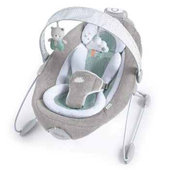 best  baby Bouncers for baby Ingenuity SmartBounce Automatic Baby Bouncer Seat with White Noise, Music, Toy Bar & 2 Plush Infant Toys, 0-6 Months Up to 20 lbs (Pemberton)  - best price baby  Bouncers in best baby specials