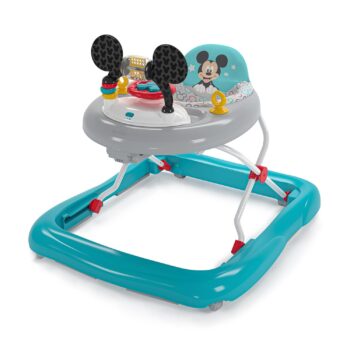 best  baby walkers for baby Bright Starts Disney Baby Mickey Mouse Original Bestie 2-in-1 Baby Activity Walker - Easy Fold Frame and Removable -Toy Station, 6 Months and up  - best price baby  walker in best baby specials