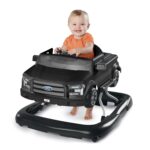 best  baby walkers for baby Bright Starts Ford F-150 4-in-1 Agate Black Baby Activity Center & Push Walker with Removable Interactive Steering Wheel-Toy, 6 Months and up  - best price baby  walker in best baby specials