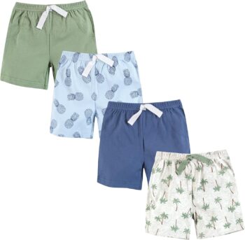 best boy baby dress kids Clothing Hudson Baby Baby Shorts Bottoms 4-Pack  - best price boy baby dress   in best baby specials