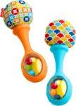 best gift for baby  Fisher-Price Newborn Toys Rattle 'n Rock Maracas, Set of 2 Soft Musical Instruments for Babies 3+ Months, Blue & Orange  -  baby gift  in best baby specials