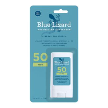 best price   BLUE LIZARD Mineral Sunscreen Stick with Zinc Oxide SPF 50+ Water Resistant UVA/UVB Protection Easy to Apply Fragrance Free, Kids, Unscented, 0.5 oz   in best baby specials  store