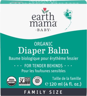 best price   Earth Mama Organic Economy Size Diaper Balm | Diaper Cream for Baby | EWG Verified, Petroleum & Artificial Fragrance-Free with Calendula for Sensitive Skin, 4-Fluid Ounce   in best baby specials  store