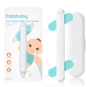 best price   Frida Baby 3-in-1 Nose, Nail + Ear Picker: Baby Ear Cleaner + Baby Nose Cleaner and Nail Tool for Babies + Toddlers, Safely Clean Baby's Boogers, Ear Wax & More   in best baby specials  store