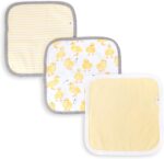 best price baby Bathing   Burt's Bees Baby Infant Washcloths, 100% Organic Cotton, Soft and Super Absorbent Knit Terry Wash Cloth - 3 Pack Set   in best baby specials