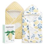 best price baby Bathing Momcozy Baby Hooded Towel, 2 Pack