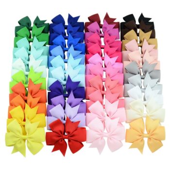 low price best quality    40PCS 3 Inch Hair Bows for Girls Grosgrain Ribbon Toddler Accessories with Alligator Clip Bow Baby Kids Teens   in best baby specials