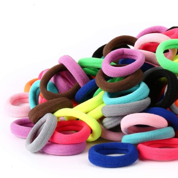 low price best quality    Baby Hair Ties, Cotton Toddler Hair Ties for Girls, Kids Seamless Hair Bands, Girls Elastic Ponytail Holders, Diameter 0.97 Inch and Assorted Colors by Qarwayoc   in best baby specials